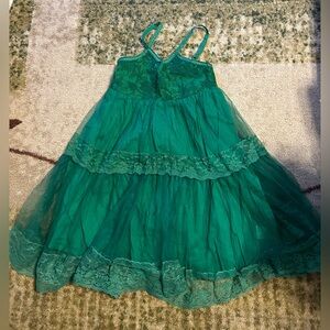 Girls Green Dress